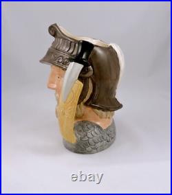 Royal Doulton Gladiator D6550 Large Character Jug 7.75 Dagger & Shield handle
