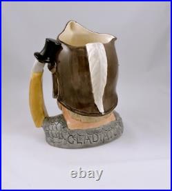 Royal Doulton Gladiator D6550 Large Character Jug 7.75 Dagger & Shield handle