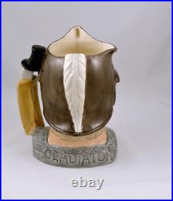 Royal Doulton Gladiator D6550 Large Character Jug 7.75 Dagger & Shield handle