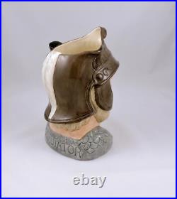 Royal Doulton Gladiator D6550 Large Character Jug 7.75 Dagger & Shield handle