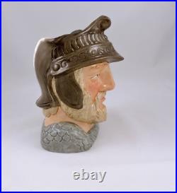 Royal Doulton Gladiator D6550 Large Character Jug 7.75 Dagger & Shield handle