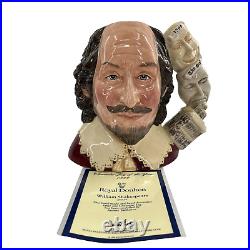 Royal Doulton Globe Theatre Toby 1999 William Shakespeare Character D7136 Mug