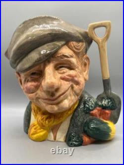 Royal Doulton Group of 2 Character Toby Jugs Cardinal and Gardener Large Size