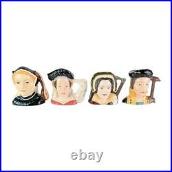 Royal Doulton HENRY VIII & HIS SIX WIVES Minis Lot Howard, Cleves, Parr, Seymour