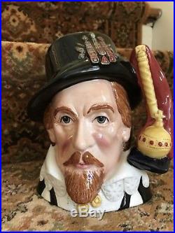 Royal Doulton Henry V & King James I Character Jug Toby Excellent Condition