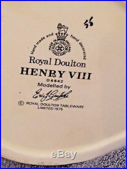 Royal Doulton Henry VIII Large Character Jug D6642