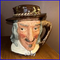 Royal Doulton Izaak Walton Large 7 Compleat-Angler 300th Anniv Toby Mug D6404