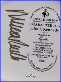 Royal Doulton John F. Kennedy Character Jug D7247 Limited Edition 206/250
