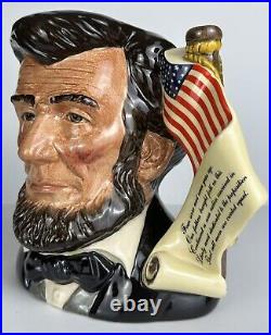 Royal Doulton Jug ABRAHAM LINCOLN D6936 (Ltd. Ed.)