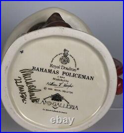 Royal Doulton Jug BAHAMAS POLICEMAN D6912