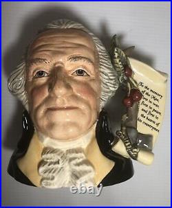 Royal Doulton Jug GEORGE WASHINGTON D6965 (Ltd. Ed.)