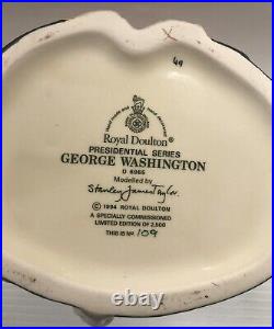 Royal Doulton Jug GEORGE WASHINGTON D6965 (Ltd. Ed.)