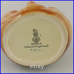 Royal Doulton Jug John Barleycorn Coleman's Compliments Backstamp Rare 7506 RD