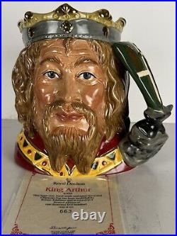 Royal Doulton Jug KING ARTHUR D7055 with Certificate of Authenticity (COA)
