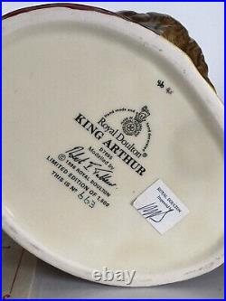 Royal Doulton Jug KING ARTHUR D7055 with Certificate of Authenticity (COA)