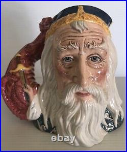 Royal Doulton Jug MERLIN D7117 (Ltd. Ed. 1500) with COA