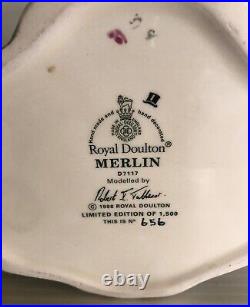Royal Doulton Jug MERLIN D7117 (Ltd. Ed. 1500) with COA