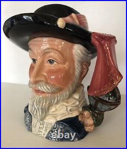 Royal Doulton Jug SIR WALTER RALEIGH D7169 (Limited Edition of 1000)