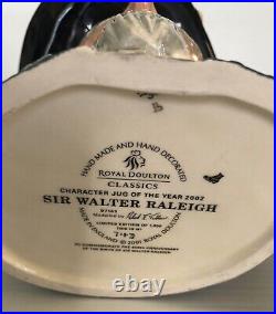 Royal Doulton Jug SIR WALTER RALEIGH D7169 (Limited Edition of 1000)