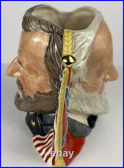 Royal Doulton Jug The Antagonists Collection ULYSSES GRANT & ROBERT LEE D6698