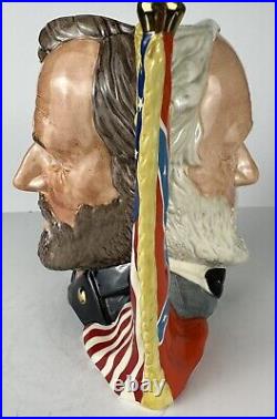 Royal Doulton Jug The Antagonists Collection ULYSSES GRANT & ROBERT LEE D6698