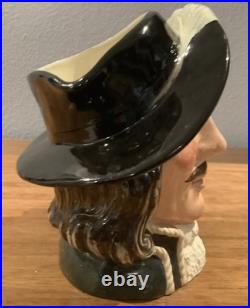 Royal Doulton Jugs 3 Musketeers Aramis Porthos Athos + D'Artagnan 4 Large Size