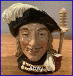 Royal Doulton Jugs 3 Musketeers Aramis Porthos Athos + D'Artagnan 4 Large Size