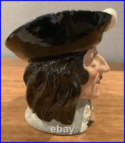 Royal Doulton Jugs 3 Musketeers Aramis Porthos Athos + D'Artagnan 4 Large Size