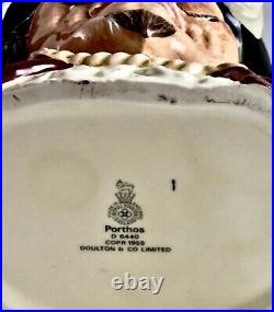 Royal Doulton Jugs- 3 Musketeers Aramis, Porthos, Athos plus D'Artagnan as 4th