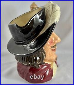 Royal Doulton Jugs- 3 Musketeers Aramis, Porthos, Athos plus D'Artagnan as 4th