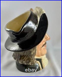 Royal Doulton Jugs- 3 Musketeers Aramis, Porthos, Athos plus D'Artagnan as 4th