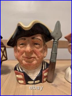 Royal Doulton Jugs Characters Of Williamsburg