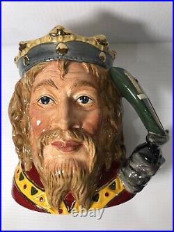 Royal Doulton Jugs LORD KITCHENER D7148 and KING ARTHUR D7055