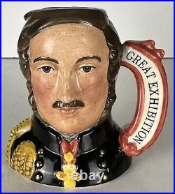 Royal Doulton Jugs QUEEN VICTORIA and PRINCE ALBERT D7072 and D7073