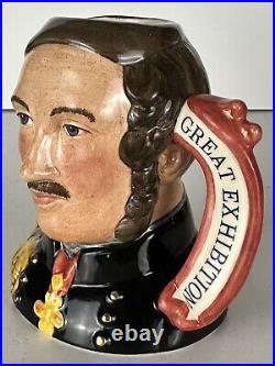 Royal Doulton Jugs QUEEN VICTORIA and PRINCE ALBERT D7072 and D7073