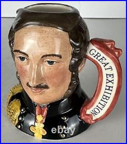 Royal Doulton Jugs QUEEN VICTORIA and PRINCE ALBERT D7072 and D7073