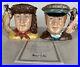 Royal Doulton Jugs WILLIAM CLARK and MERIWETHER LEWIS D7234 and D7235 with COA