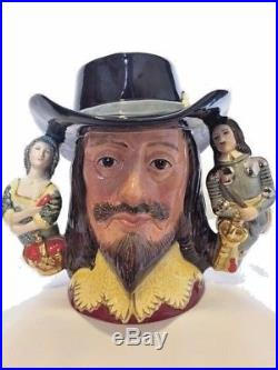Royal Doulton King Charles I D6917 Limited Edition Character Jug Triple Handle