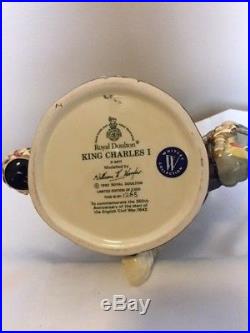Royal Doulton King Charles I D6917 Limited Edition Character Jug Triple Handle