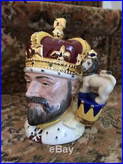 Royal Doulton King Edward VII D6923 Limited Edition Mid Character Jug
