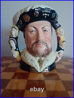 Royal Doulton King Henry VIII Double Handled Toby Jug 500th Anniversary