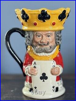 Royal Doulton King & Queen Of Clubs Toby Jug Limited Ed. WithCOA 1996 5