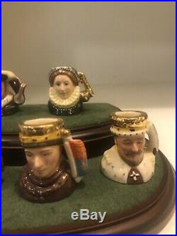 Royal Doulton Kings and Queens of Realm Tiny Character Jugs Limited Edition