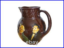 Royal Doulton Kingsware England Dickens Memorial 7 Characters Jug #5857 Rd 1910