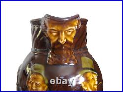 Royal Doulton Kingsware England Dickens Memorial 7 Characters Jug #5857 Rd 1910