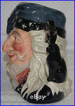 Royal Doulton LARGE Character Toby Jug THE WIZARD D6862 MINT COND