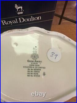 Royal Doulton Large 8 Toby Character Mug Jug D6531 Gone Away Fox Hunter