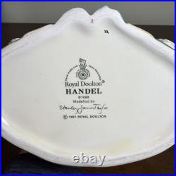 Royal Doulton Large Character Hendel D7080 Great Composers Series Excellent