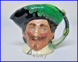 Royal Doulton Large Character Jug Cavalier With Goatee Dated 1940