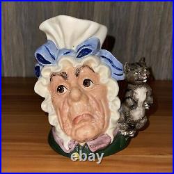 Royal Doulton Large Character Jug D6842 The Cook & The Cheshire Cat 6860 RD